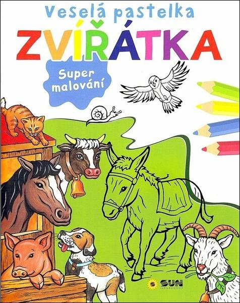 Veselá pastelka - zvířata