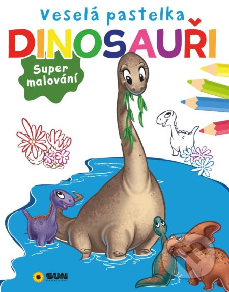 Veselá pastelka Dinosauři - Supermalování