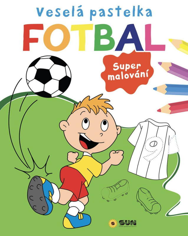 Veselá pastelka Fotbal - Supermalování