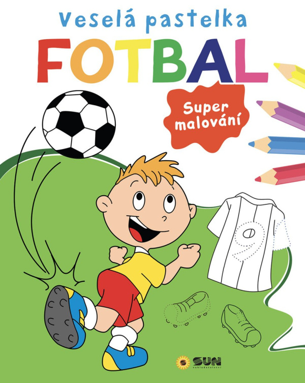 Veselá pastelka Fotbal - Supermalování