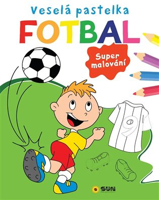 Veselá pastelka Fotbal - Supermalování