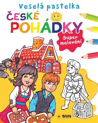Veselá pastelka České pohádky (Supermalování) - kniha z kategorie Omalovánky