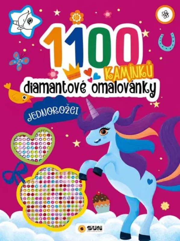 Diamantové omalovánky Jednorožci