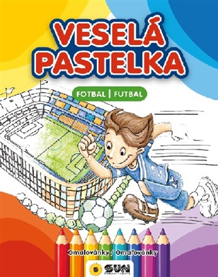 Veselá pastelka - Fotbal / Futbal (Omalovánky / Omaľovánky)