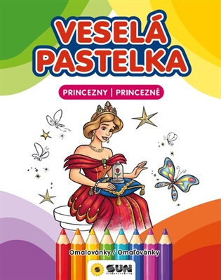 Veselá pastelka - Princezny - kniha z kategorie Omaľovávanky