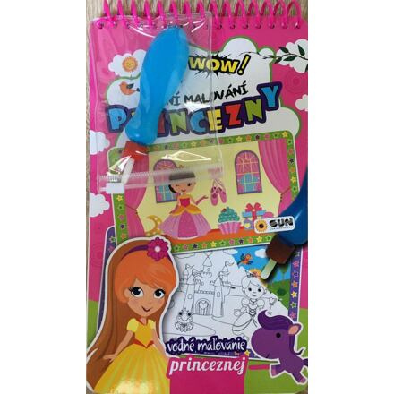 WOW - vodní malování Princezny