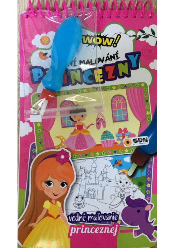 WOW - vodní malování Princezny