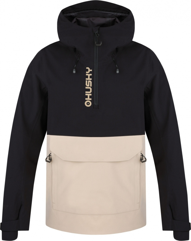 Pánská outdoorová bunda HUSKY Nabbi černá/béžová Velikost: XL