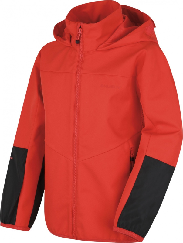 Dětská softshellová bunda HUSKY Sonny červená Velikost: 164-170