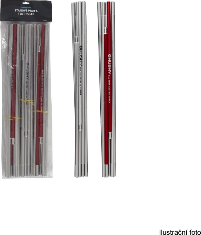 Stanové duralové pruty HUSKY  Pruty Bret (Bizam) viz obrázek Velikost: onesize
