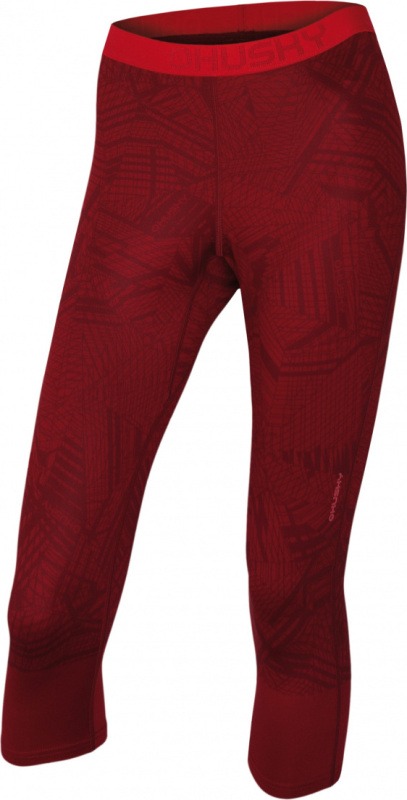 Dámské 3/4 funkční spodky HUSKY  tm. cihlová Velikost: S