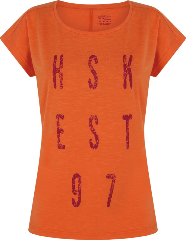 Dámské funkční triko HUSKY Tingl oranžové Velikost: M