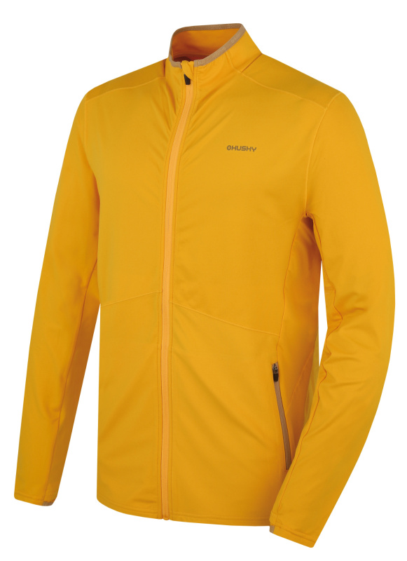 Pánská mikina na zip HUSKY Tarp zip žlutá Velikost: XL