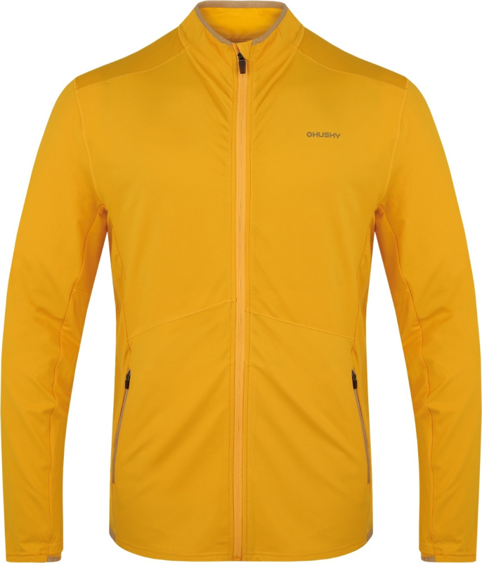 Pánská mikina na zip HUSKY Tarp zip žlutá Velikost: XL