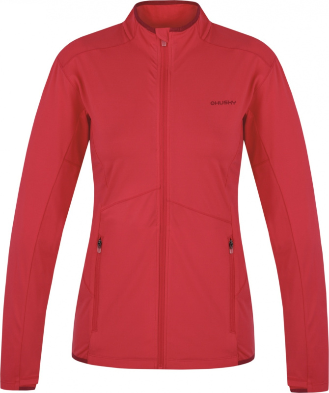 Dámská mikina na zip HUSKY Tarp růžová Velikost: XXL