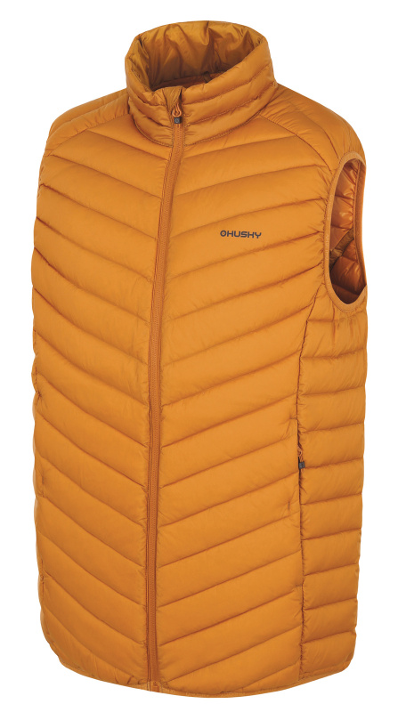 Pánská péřová vesta HUSKY Dresles hořčicová Velikost: XL