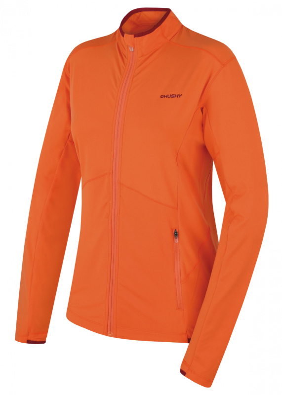 Dámská mikina na zip HUSKY Tarp oranžová Velikost: M