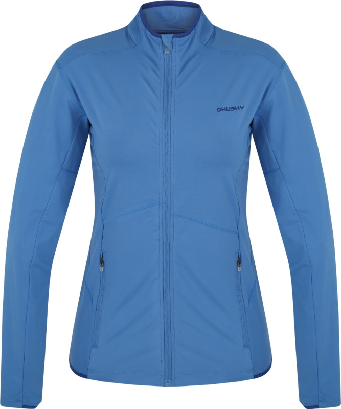 Dámská mikina na zip HUSKY Tarp modrá Velikost: L