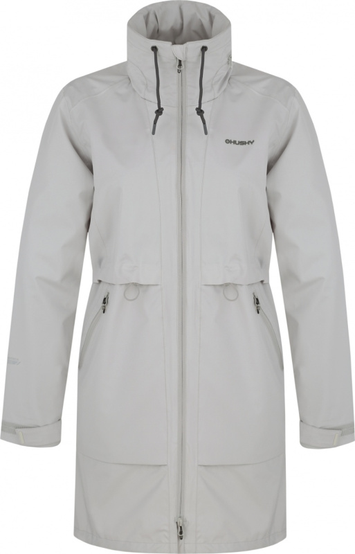 Dámský hardshellový kabát HUSKY Nevr L šedá Velikost: S