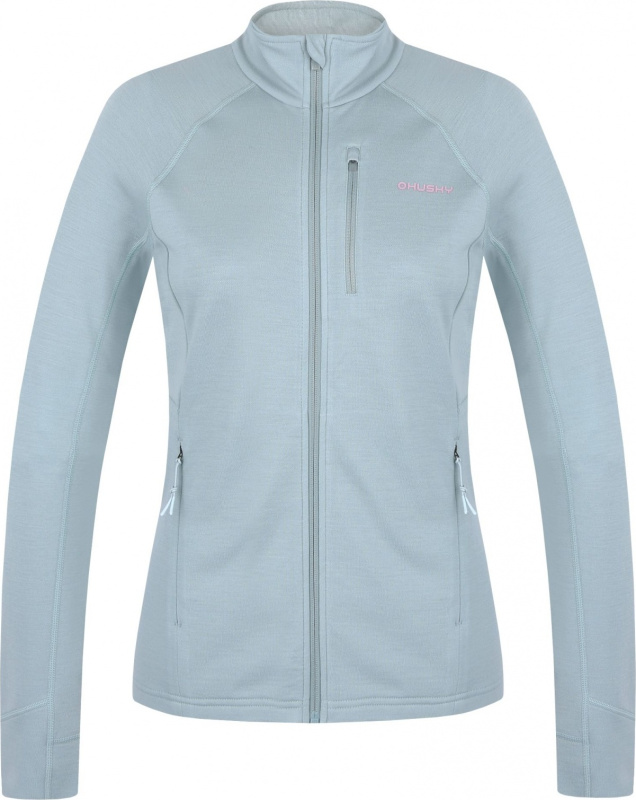 Dámská merino mikina HUSKY Alou modrá Velikost: XS