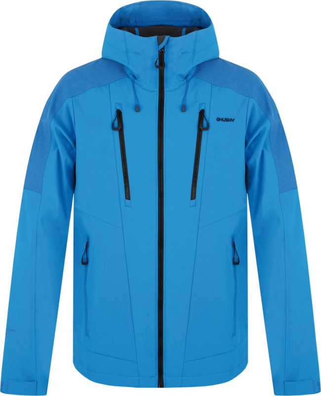 Pánská softshellová bunda HUSKY Sevan M modrá Velikost: XXL