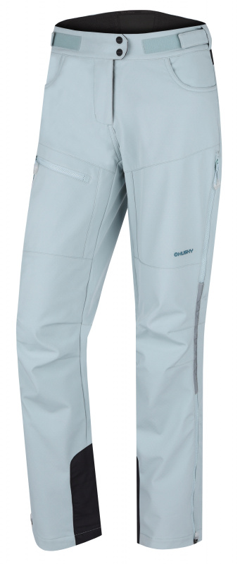 Dámské softshellové kalhoty HUSKY Keson L modré Velikost: XL