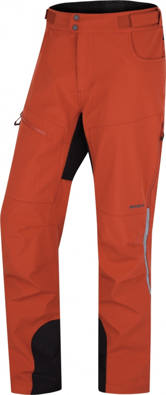 Pánské softshellové kalhoty HUSKY Keson oranžové Velikost: M
