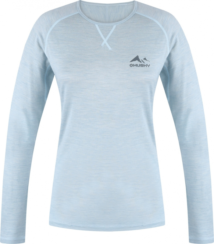 Dámské merino triko HUSKY Merow modré Velikost: M