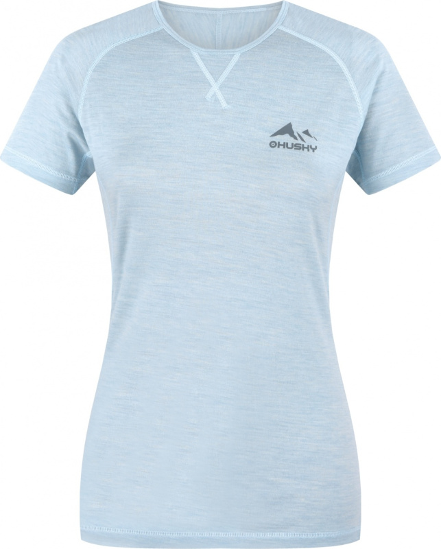 Dámské merino triko HUSKY Mersa modré Velikost: M