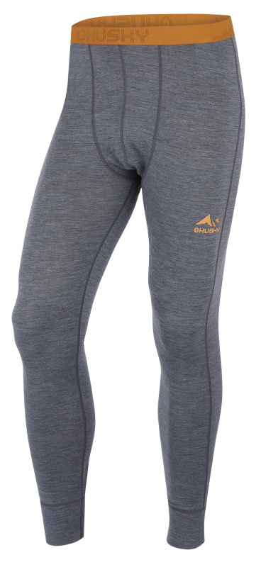 Pánské merino kalhoty HUSKY Merea šedé Velikost: XL
