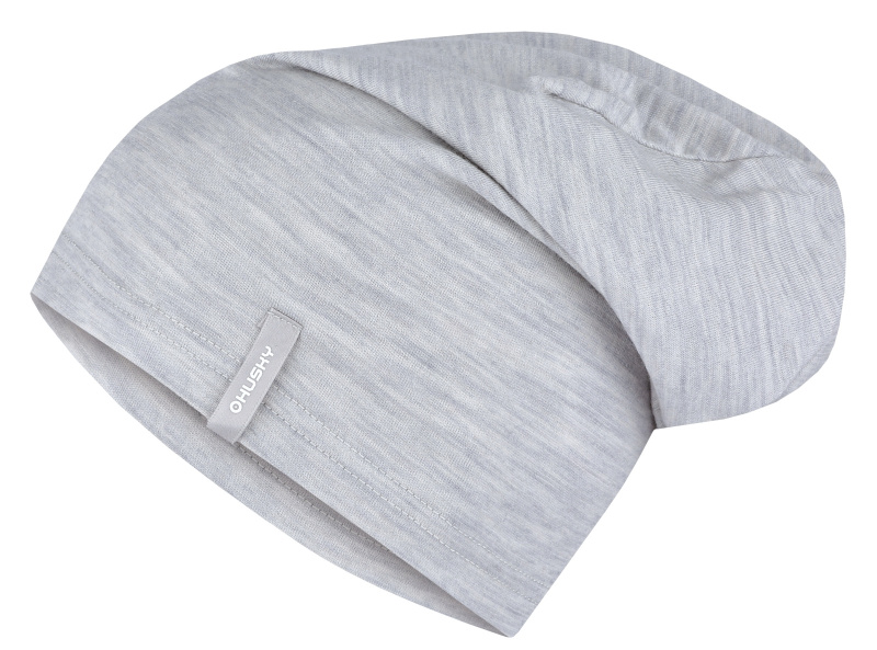 Unisex merino čepice HUSKY Merhat šedá Velikost: onesize