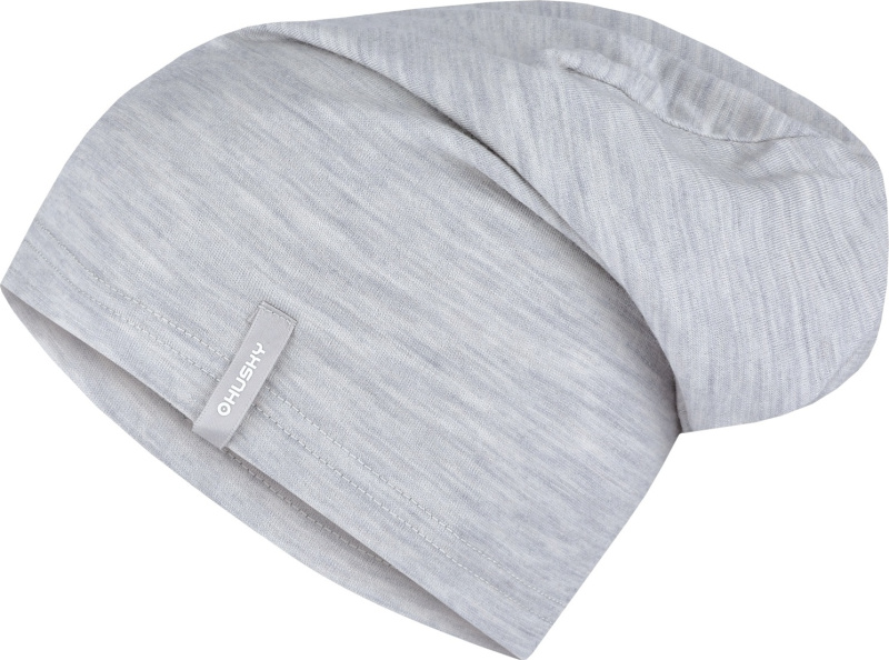Unisex merino čepice HUSKY Merhat šedá Velikost: onesize