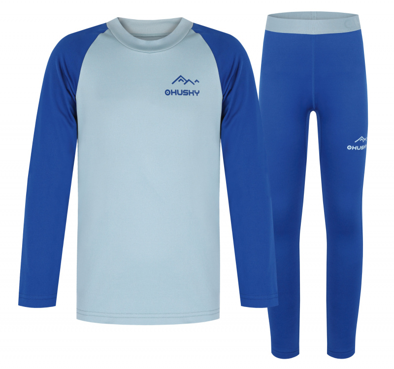 Dětský set termoprádla HUSKY Active winter Tombo modré Velikost: 134