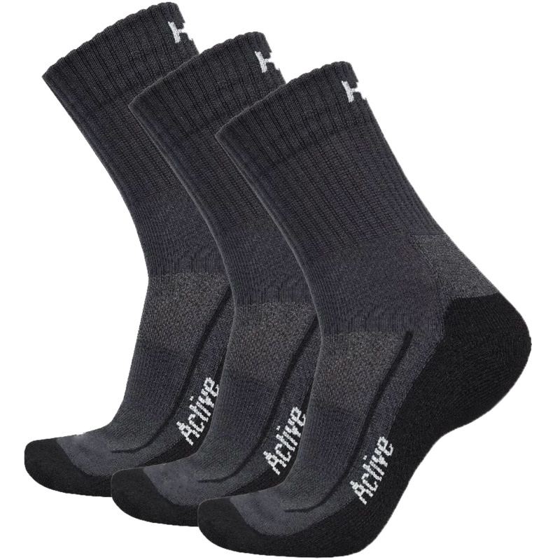 Unisex ponožky HUSKY Active 3 páry černé Velikost: L (41-44)