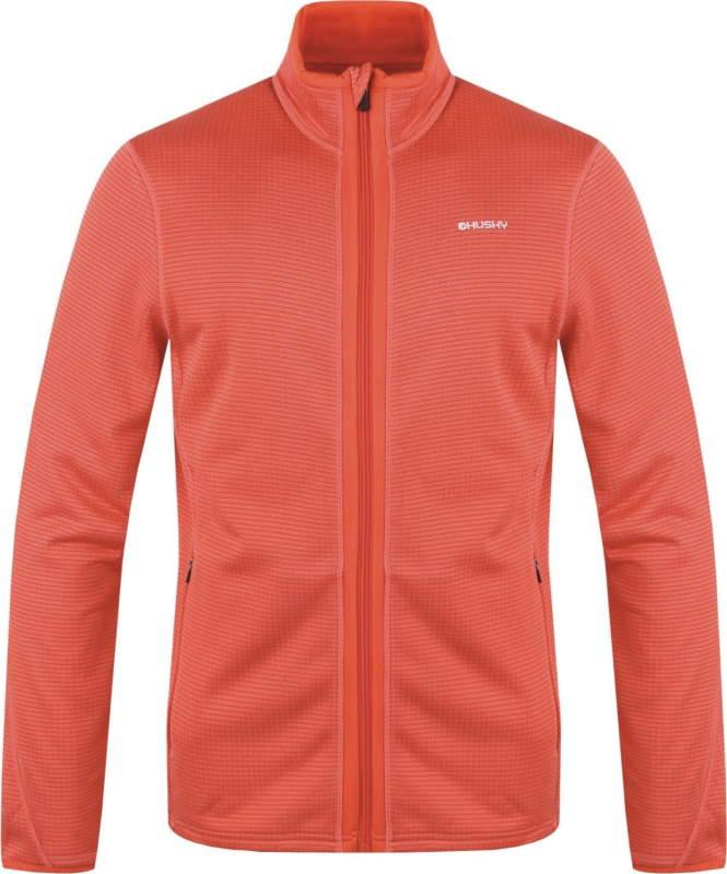 Pánská funkční mikina HUSKY Artic Zip oranžová Velikost: XL
