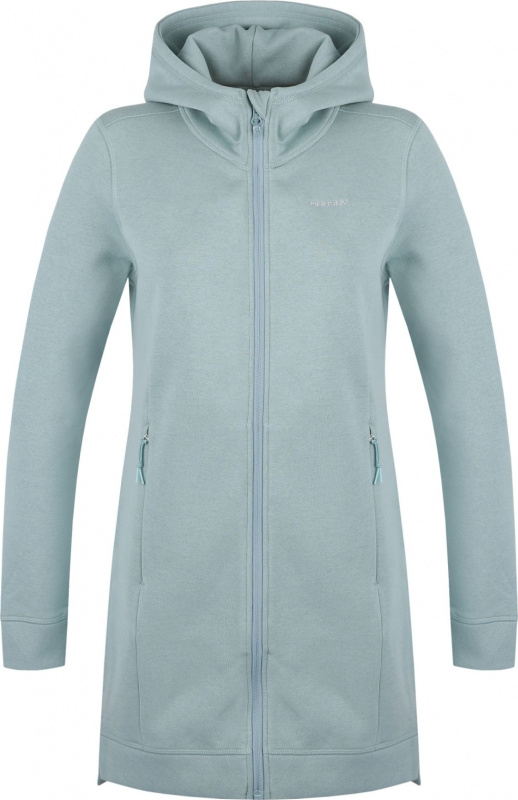 Dámská prodloužená mikina HUSKY Aroldin modrá Velikost: XS