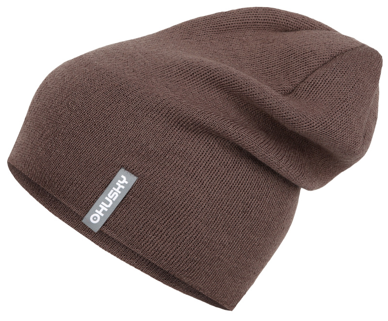Pánská merino čepice HUSKY Merhat 2 hnědá Velikost: L-XL