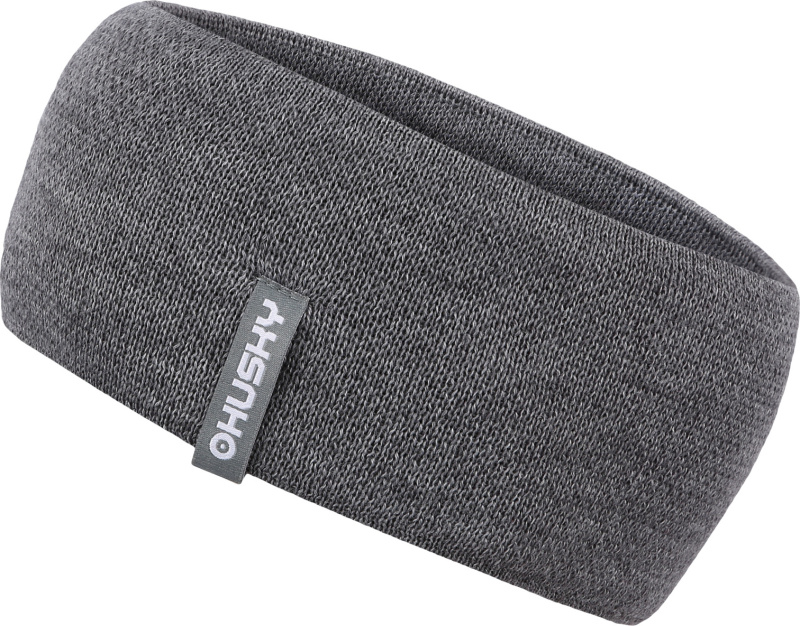 Pánská merino čelenka HUSKY Merband šedá Velikost: L-XL