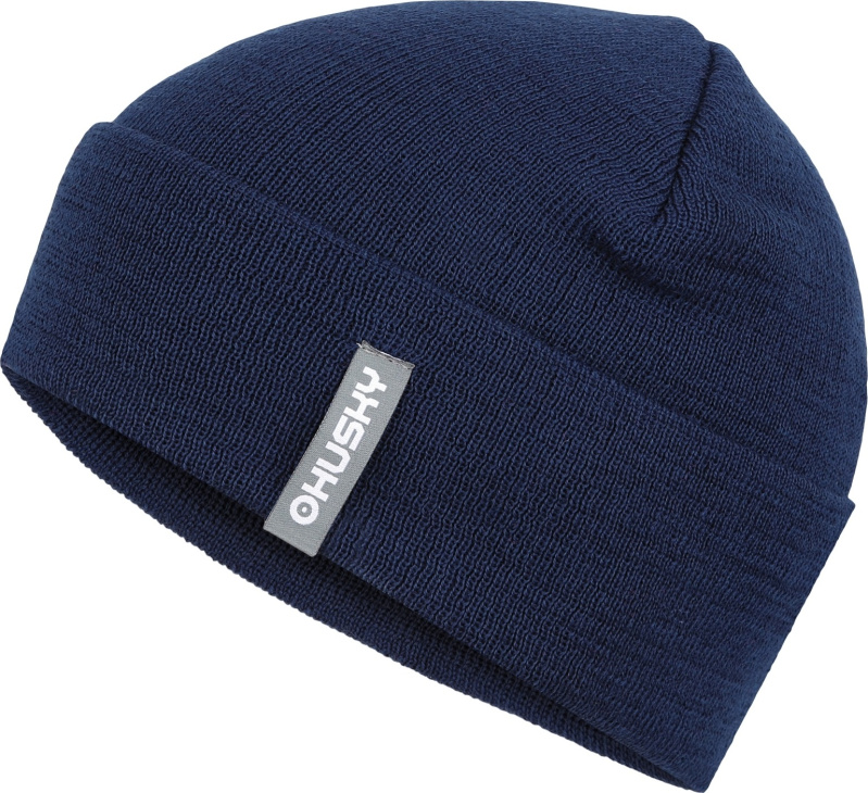 Dětská merino čepice HUSKY Merhat 6 modrá Velikost: XS