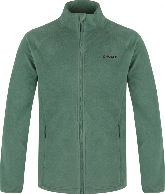 Pánská fleecová mikina HUSKY Aflee M zelená Velikost: XXL