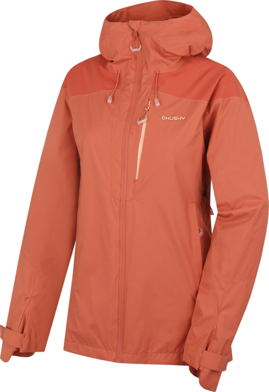 Dámská nepromokavá bunda HUSKY Nicker oranžová Velikost: S