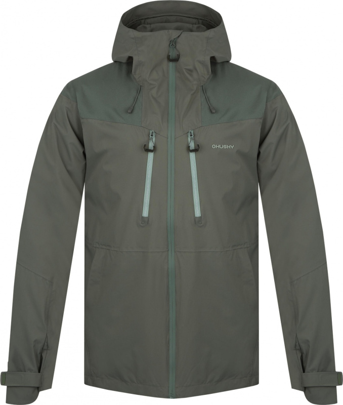 Pánská nepromokavá bunda HUSKY Nicker zelená Velikost: XL