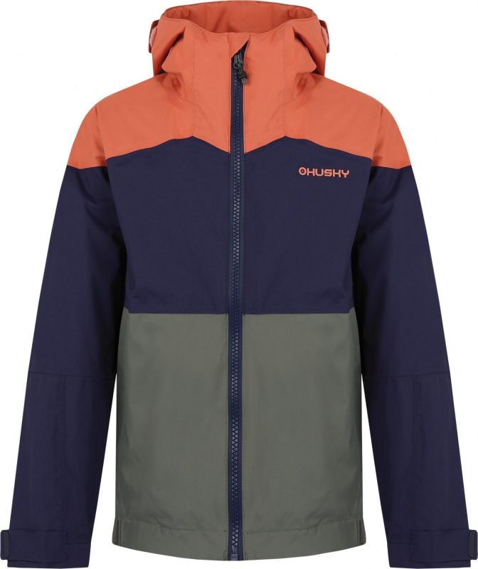 Dětská hardshellová bunda HUSKY Nicker zelená Velikost: 140