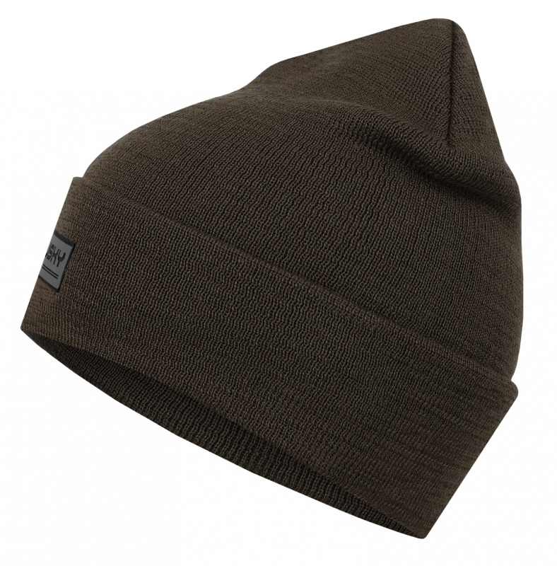 Pánská merino čepice HUSKY Merhat 1 khaki Velikost: L-XL