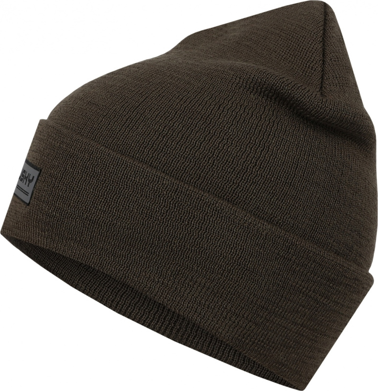 Pánská merino čepice HUSKY Merhat 1 khaki Velikost: L-XL