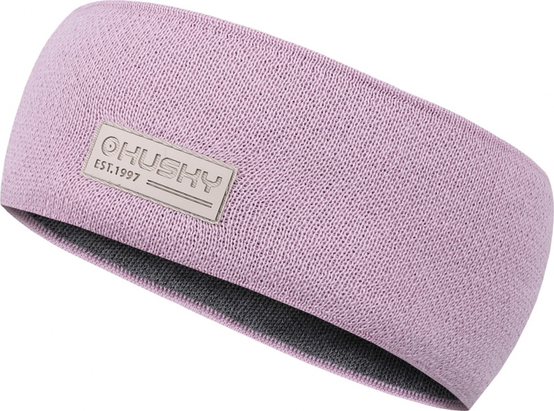 Dámská merino čelenka HUSKY Merband 2 fialová Velikost: S-M