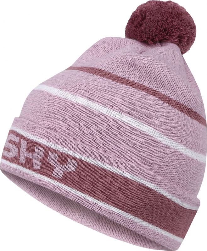 Dámská merino čepice HUSKY Meralp pink Velikost: S-M