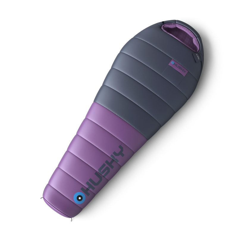Péřový zimní dámský spacák HUSKY Drape Ladies blue/purple Velikost: onesize