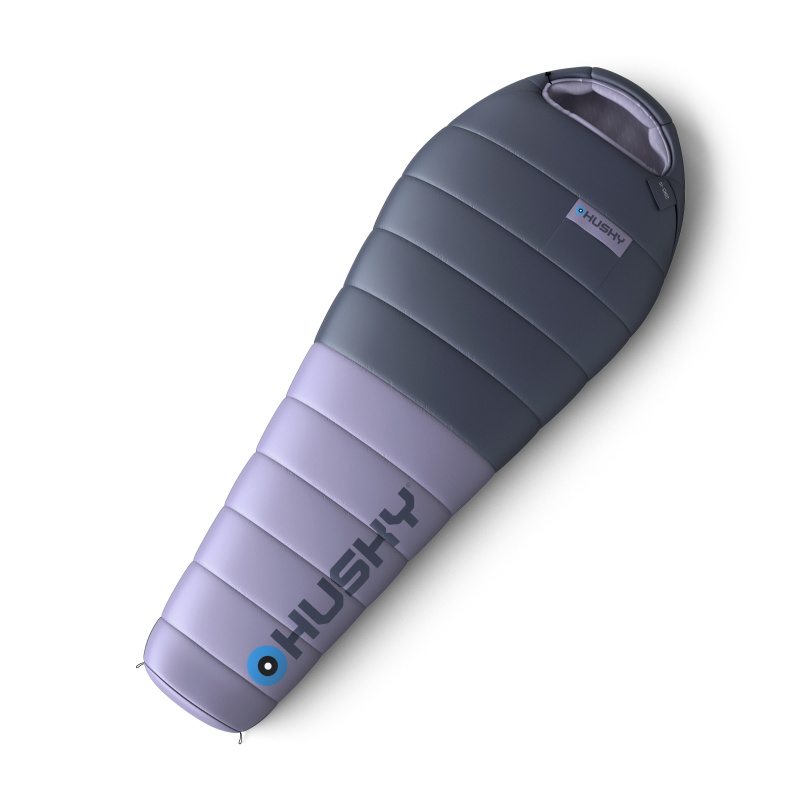 Péřový třísezónní dámský spacák HUSKY Dinis Ladies blue/pink Velikost: onesize