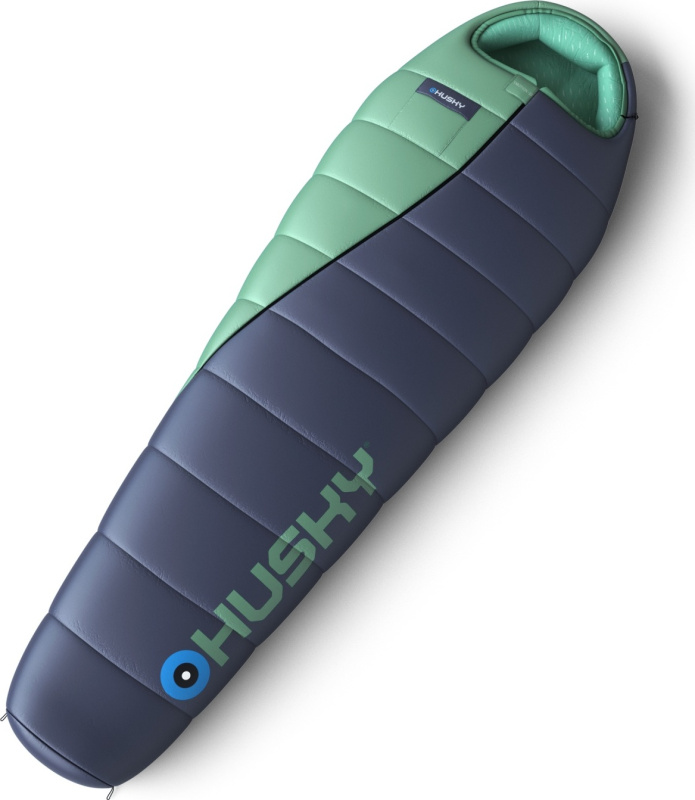 Syntetický zimní spacák HUSKY Emotion blue/mint Velikost: onesize